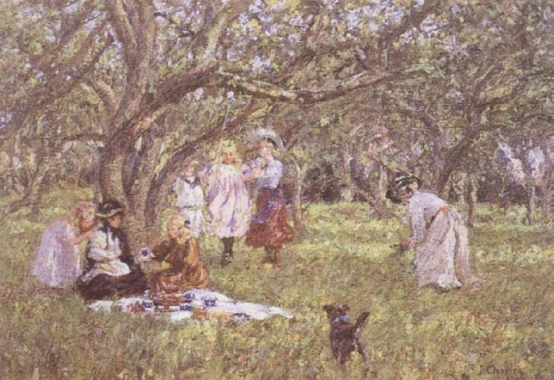 James Charles The Picnic Norge oil painting art